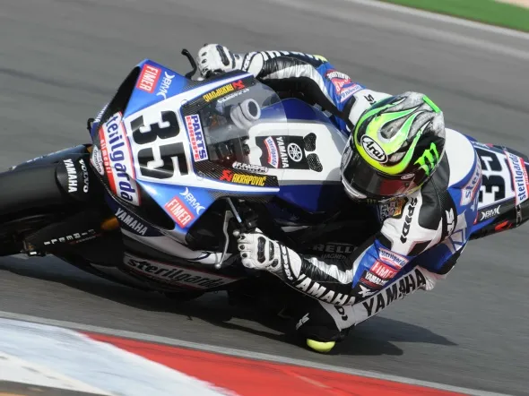 cal crutchlow portimao testing yamaha