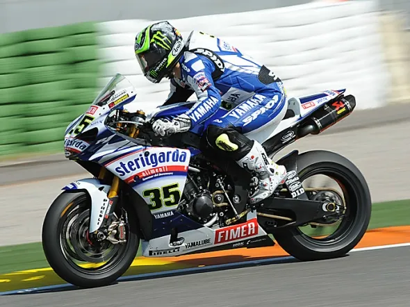 cal crutchlow superpole superbike valencia 2010