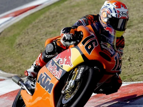cameron beaubier test barcellona ktm 2009