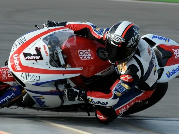 carlos checa althea ducati 1198 test