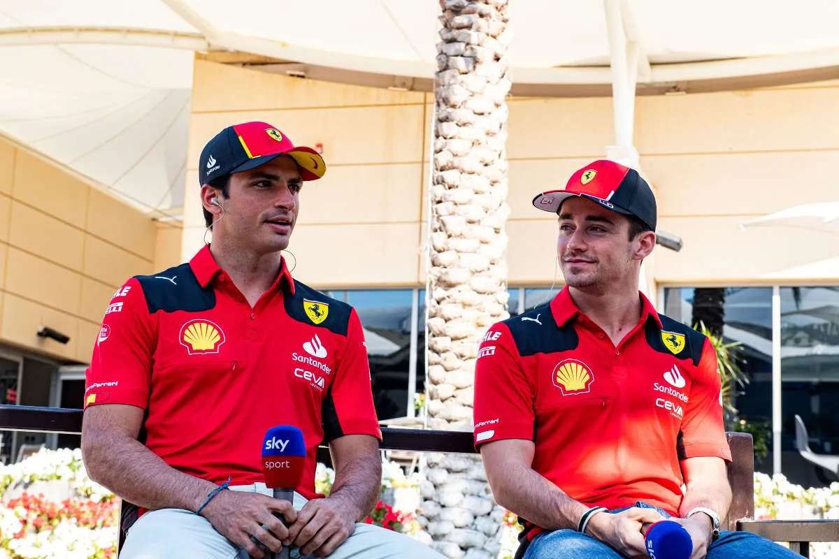 carlos sainz charles leclerc
