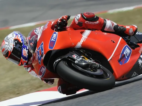 casey stoner barcellona qualifiche 2010