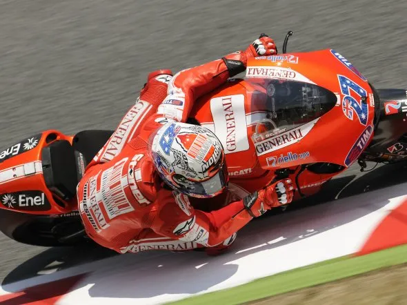 casey stoner catalunya motogp race 2010