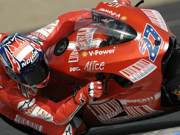 casey stoner ducati gp9 jerez 2009