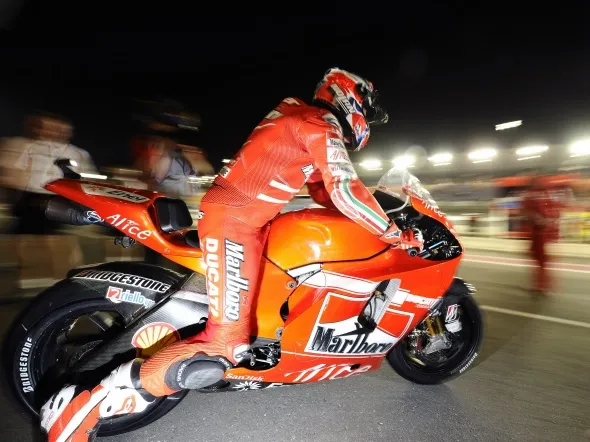 casey stoner exit box losail 2009