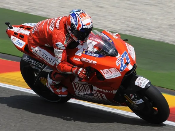 casey stoner mugello motogp friday 2009