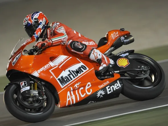casey stoner pole losail 2009