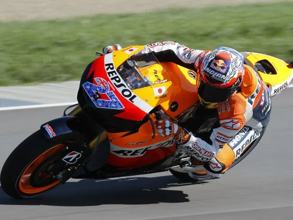 casey stoner pole motogp indianapolis 2011