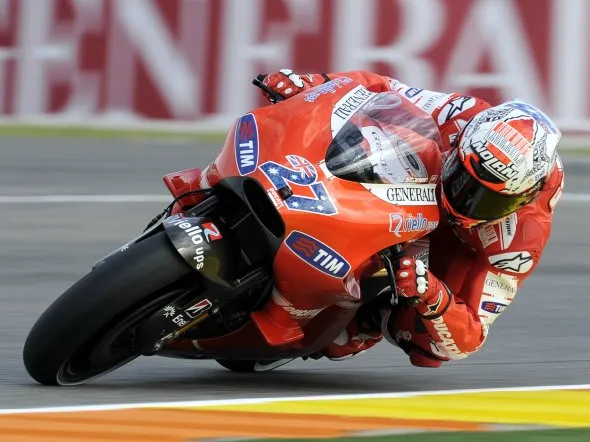 casey stoner pole motogp valencia 2010