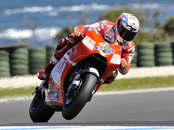 casey stoner pole phillip island motogp 2009