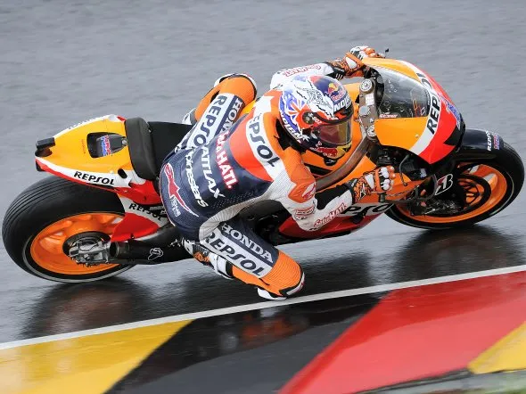 casey stoner pole sachsenring 2012