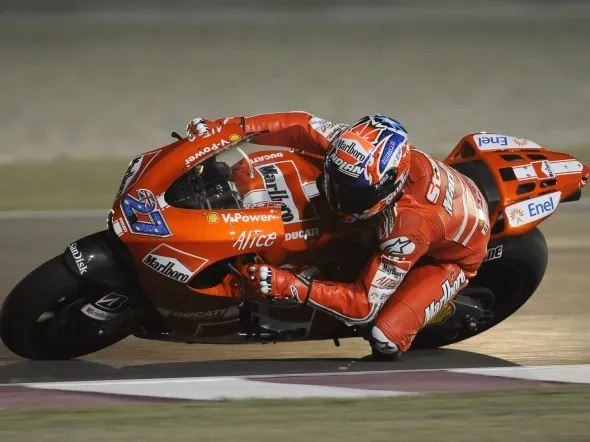 casey stoner practice 1 losail 2009