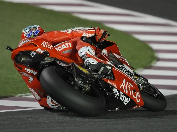 casey stoner practice2 losail 2009