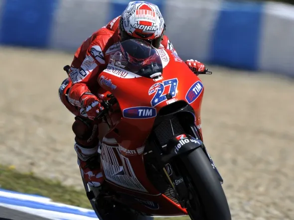 casey stoner qualifiche jerez2010