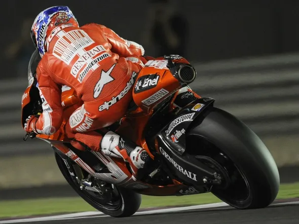 casey stoner qualifiche losail qatar motogp 2010