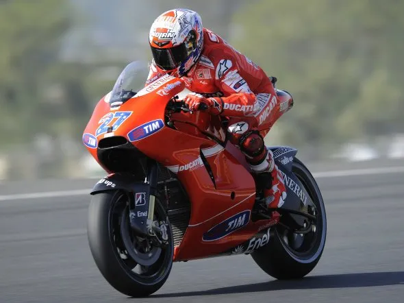 casey stoner qualifying lemans 2010