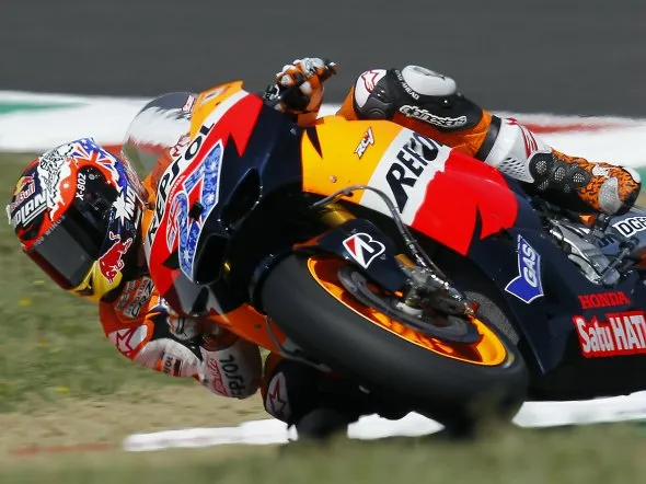casey stoner test mugello 2011