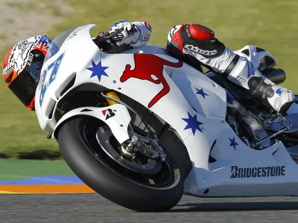 casey stoner test valencia day1