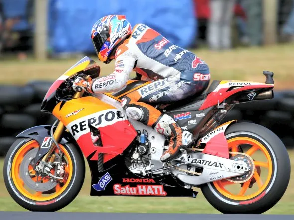 casey stoner warm up phillip island 2012