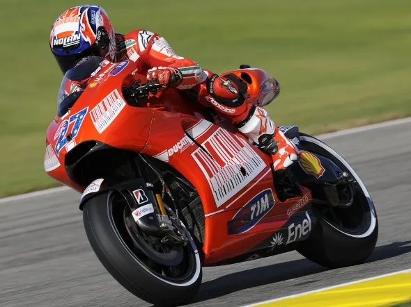 casey stoner warm up valencia 2009