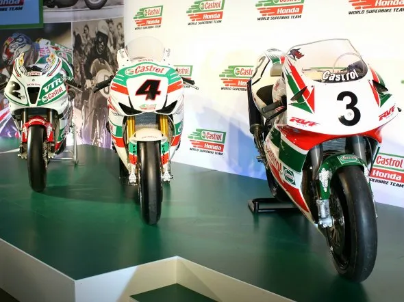 castrol honda story bikes