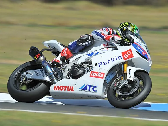 chaz davies injury phillip island 2