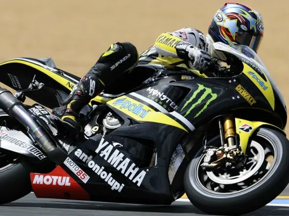 colin edwards practice 2 lemans 2009