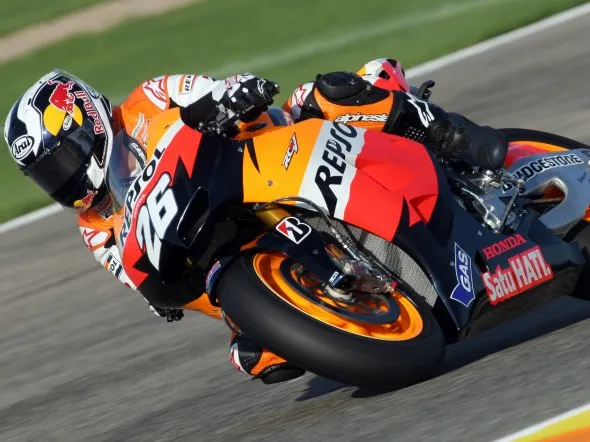 dani pedrosa 2012 test rc213v valencia