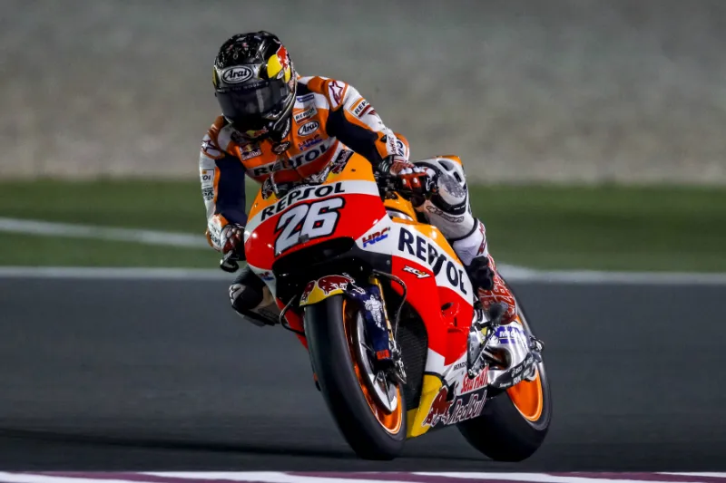 dani pedrosa action qatar test
