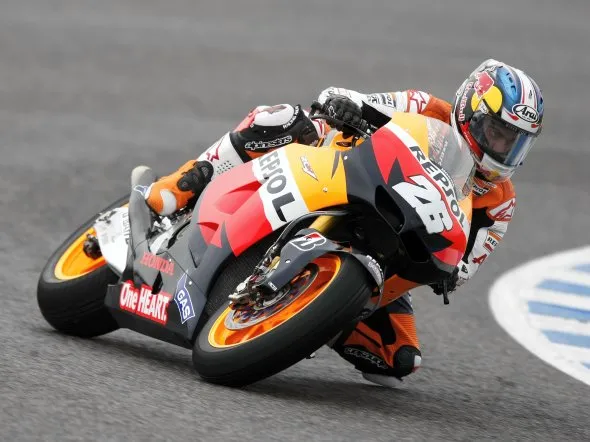 dani pedrosa day2 jerez test 2012