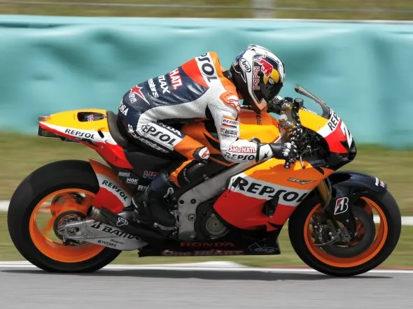 dani pedrosa end test sepang 2012 1