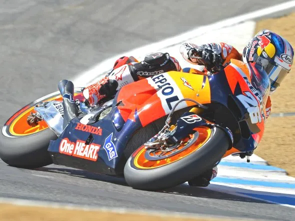 dani pedrosa friday laguna seca 2012