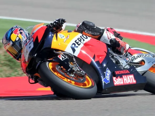 dani pedrosa gara aragon motogp 2012