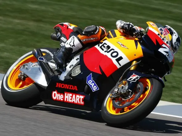 dani pedrosa indianapolis qualifiche 2011