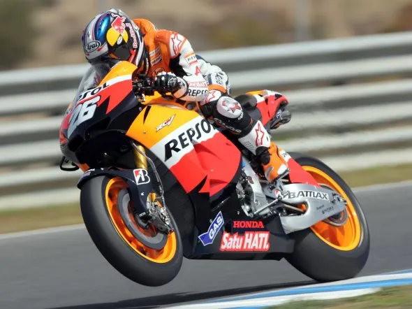 dani pedrosa jerez test 2012