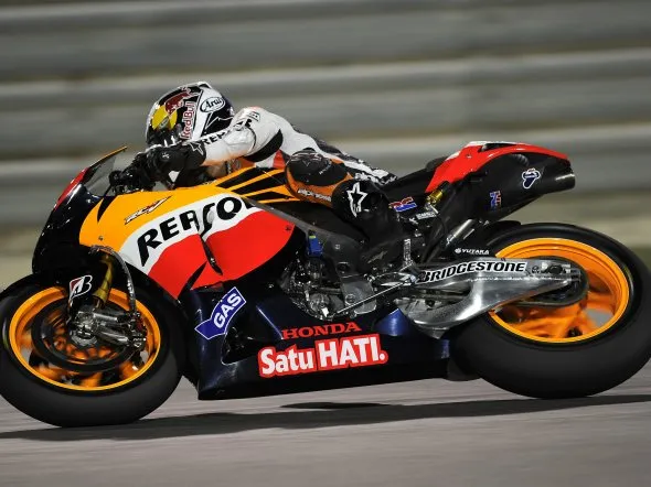 dani pedrosa losail irta test 2011 2