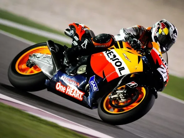 dani pedrosa losail prove1 gp 2011