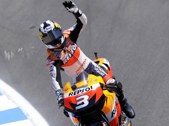 dani pedrosa motogp gara laguna seca 2009 1