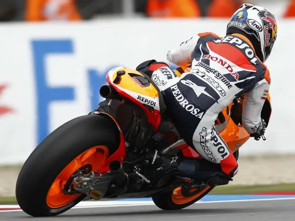 dani pedrosa pole motogp brno 2010