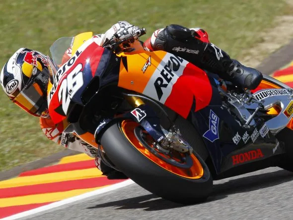 dani pedrosa pole mugello 2010
