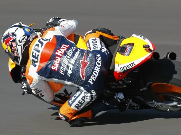 dani pedrosa prove1 aragon 2011