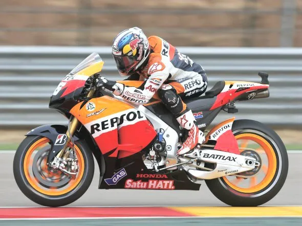 dani pedrosa qp motogp aragon 2012