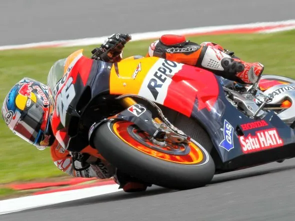 dani pedrosa qp silverstone 2012