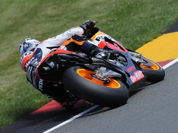 dani pedrosa qualifiche motogp sachsenring 2011