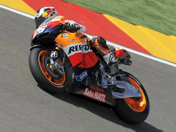 dani pedrosa saturday aragon 2011