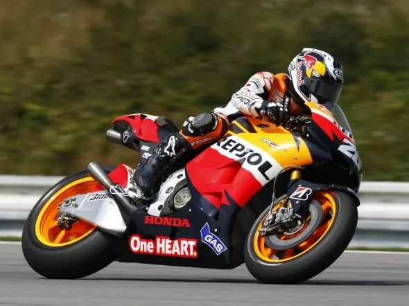 dani pedrosa test motogp brno 2011