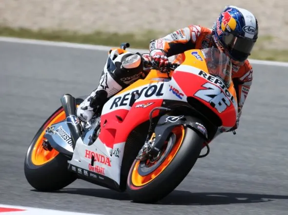 dani pedrosa warm up catalunya 2014