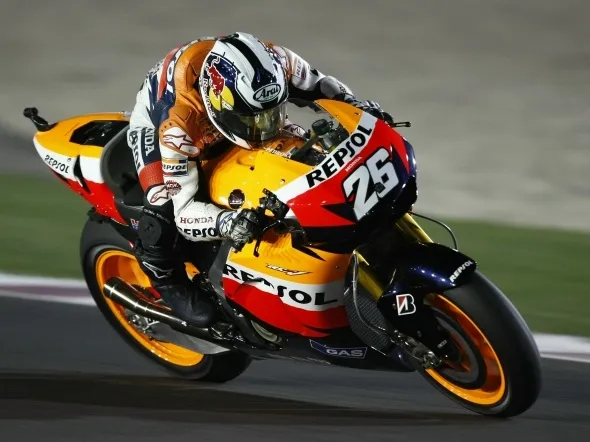danipedrosa honda motogp losail 2010