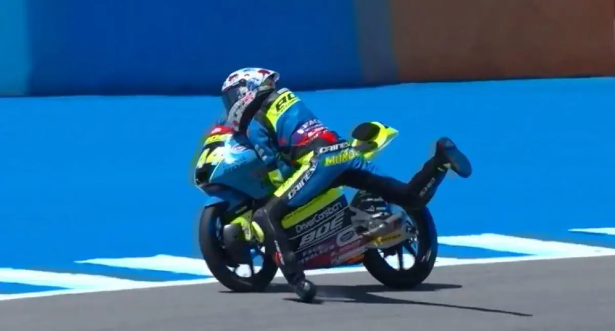 david munoz moto3 lesione gp jerez