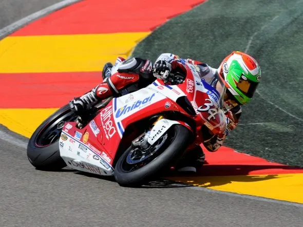 davide giugliano prove2 aragon 2011